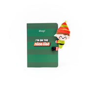Libreta A5 con peluche elfo - I’m on the nice list | Mr.Wonderful