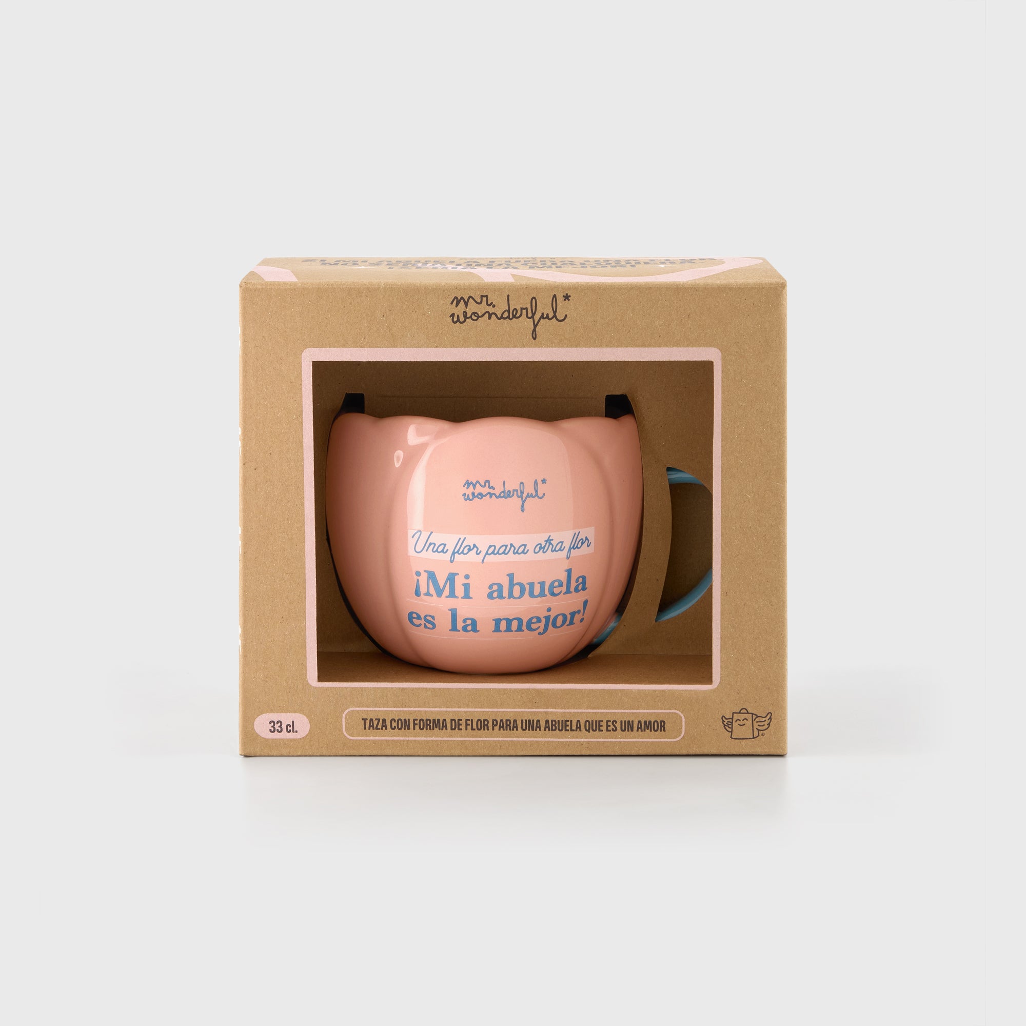 Taza - Una flor para otra flor. ¡Mi abuela es la mejor!