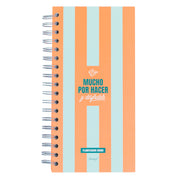 Planificador diario para mujeres con frase Mr. Wonderful naranja - Mucho por hacer y disfrutar