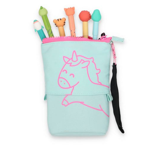 Estuche extensible azul con 6 bolígrafos borrables Bo-Bo Mr. Wonderful