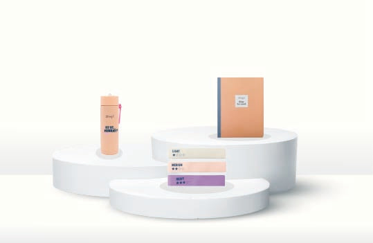 Pack Sport – Set di 3 taccuini A5 + bottiglia termica + bande elastiche di resistenza