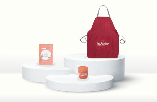 Pack Hogar - Libro de recetas + delantal + vela