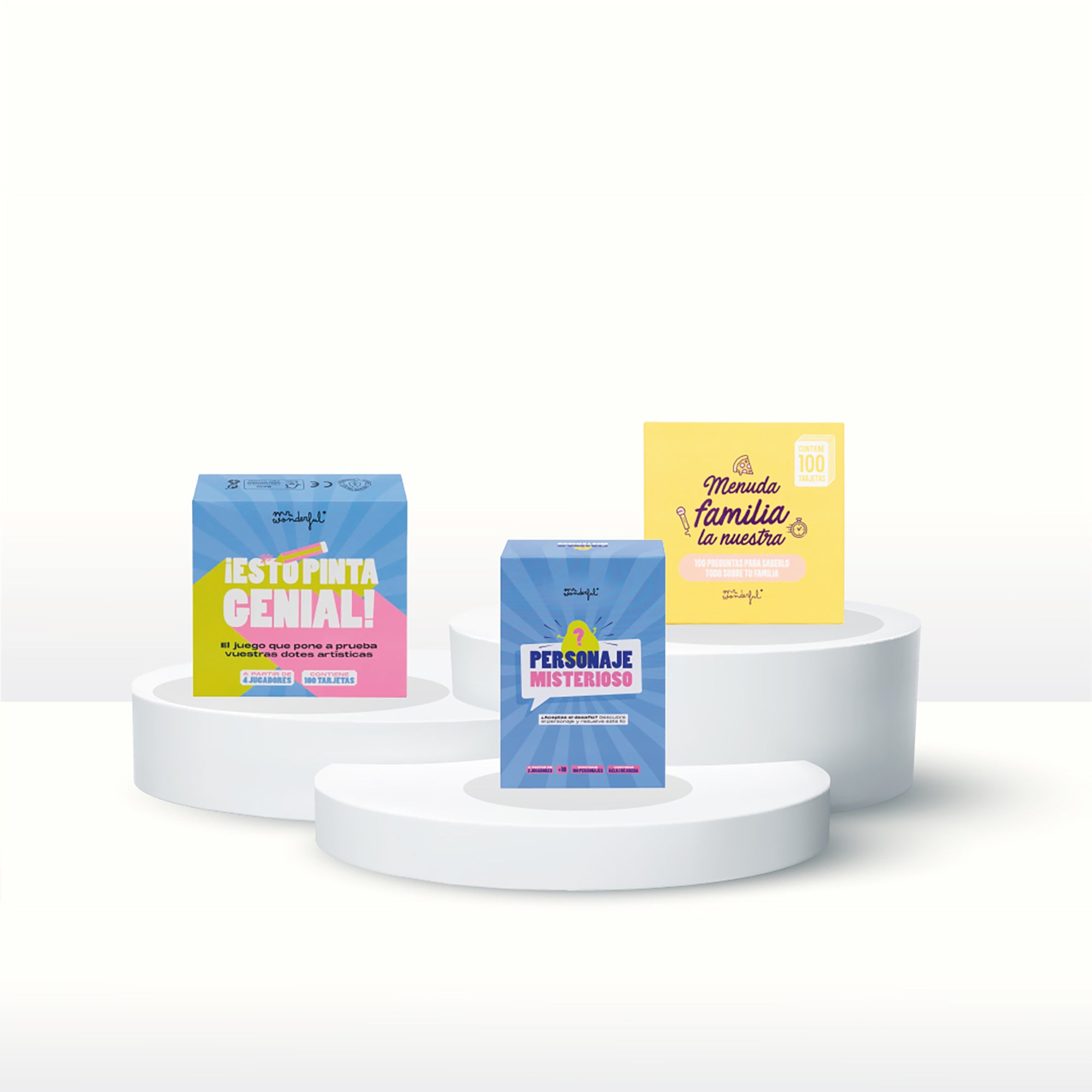 Pack Juegos – Personaje misterioso + Menuda familia la nuestra + Esto pinta genial