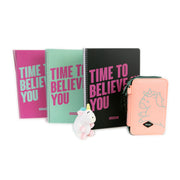 Pack Unicornio Libreta + Estuche + Llavero