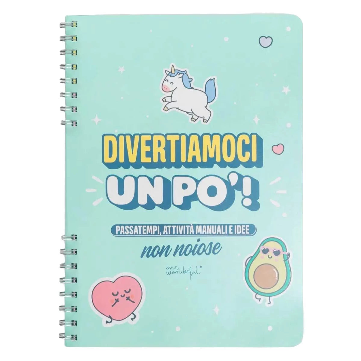 Libro di passatempi per bambini Mr. Wonderful - attività e idee non noiose