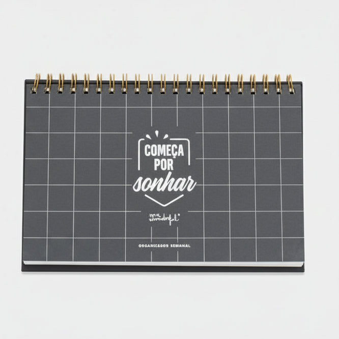 Organizador semanal - Começa por sonhar