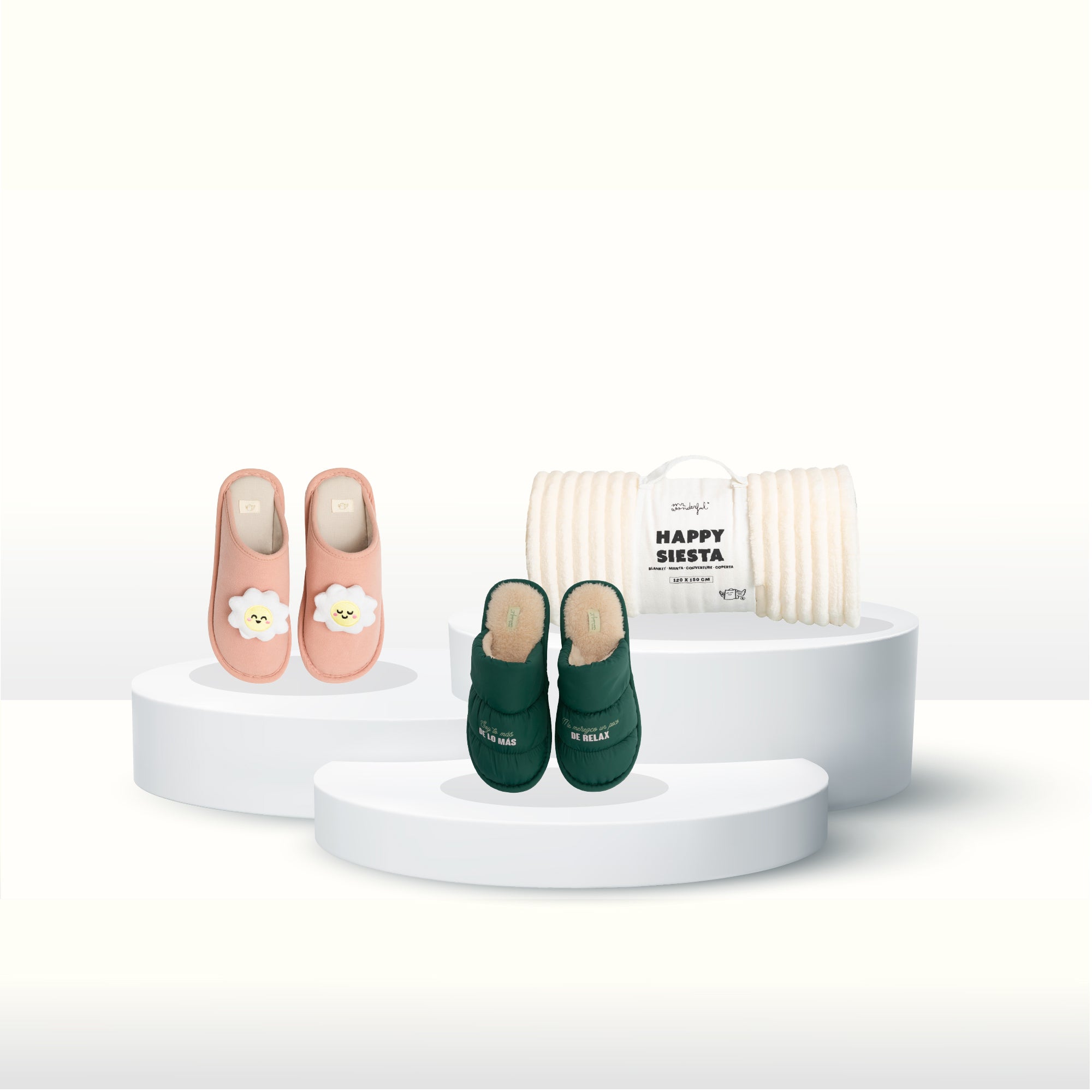 Pack Parejas Manta & Relax – Edición Margaritas 31-35/36-38