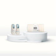 White Pack – Coperta Happy Siesta Beige – Pantofole Unicorno (Taglie 36–38)