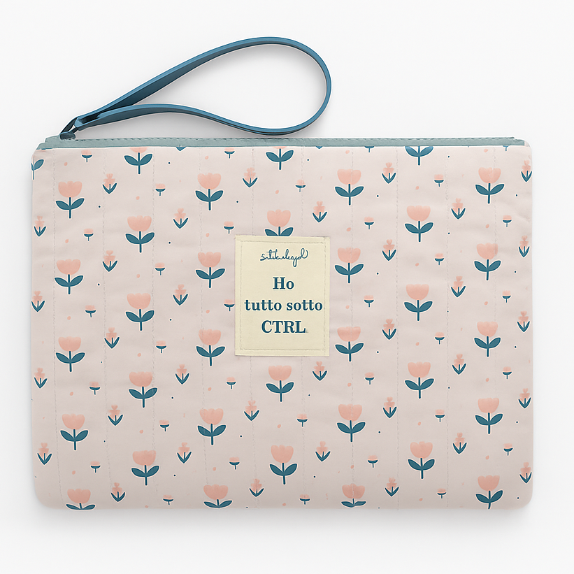 Portatutto per donna con messaggio in italiano Mr. Wonderful - Ho tutto sotto ctrl