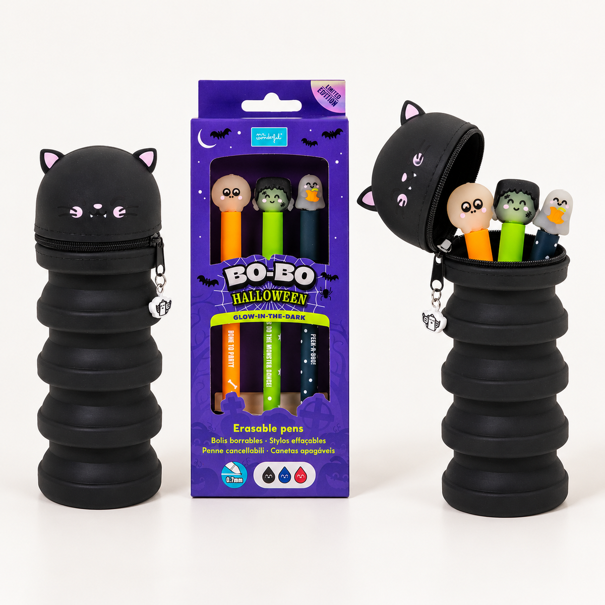 Lucky Cat Glow Pack 🐈‍⬛✨