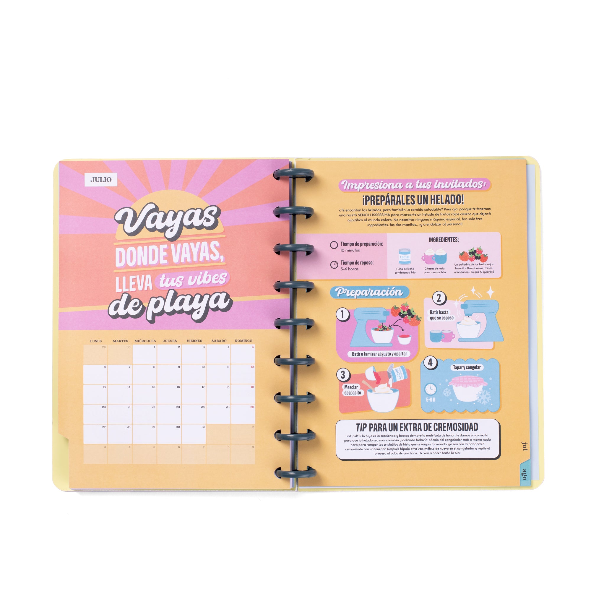 Agenda Wonder 2025-26 Semanal - Con ganas, seguro que ganas