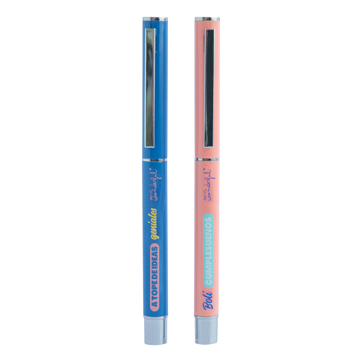 Set de 2 bolis para escribir con buena letra e ir a por tus metas