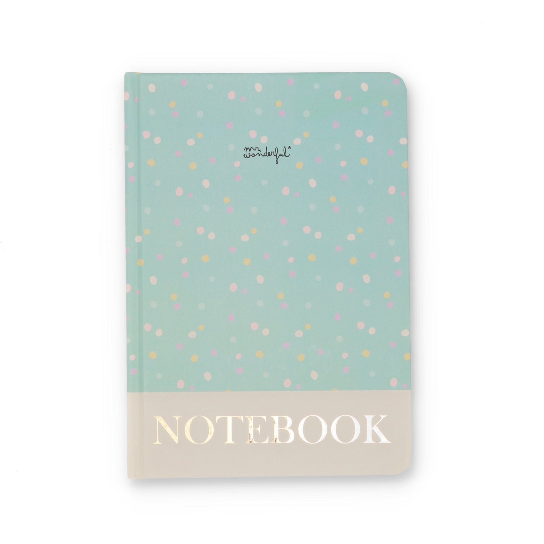 Libreta A5 Mr. Wonderful portada de topos