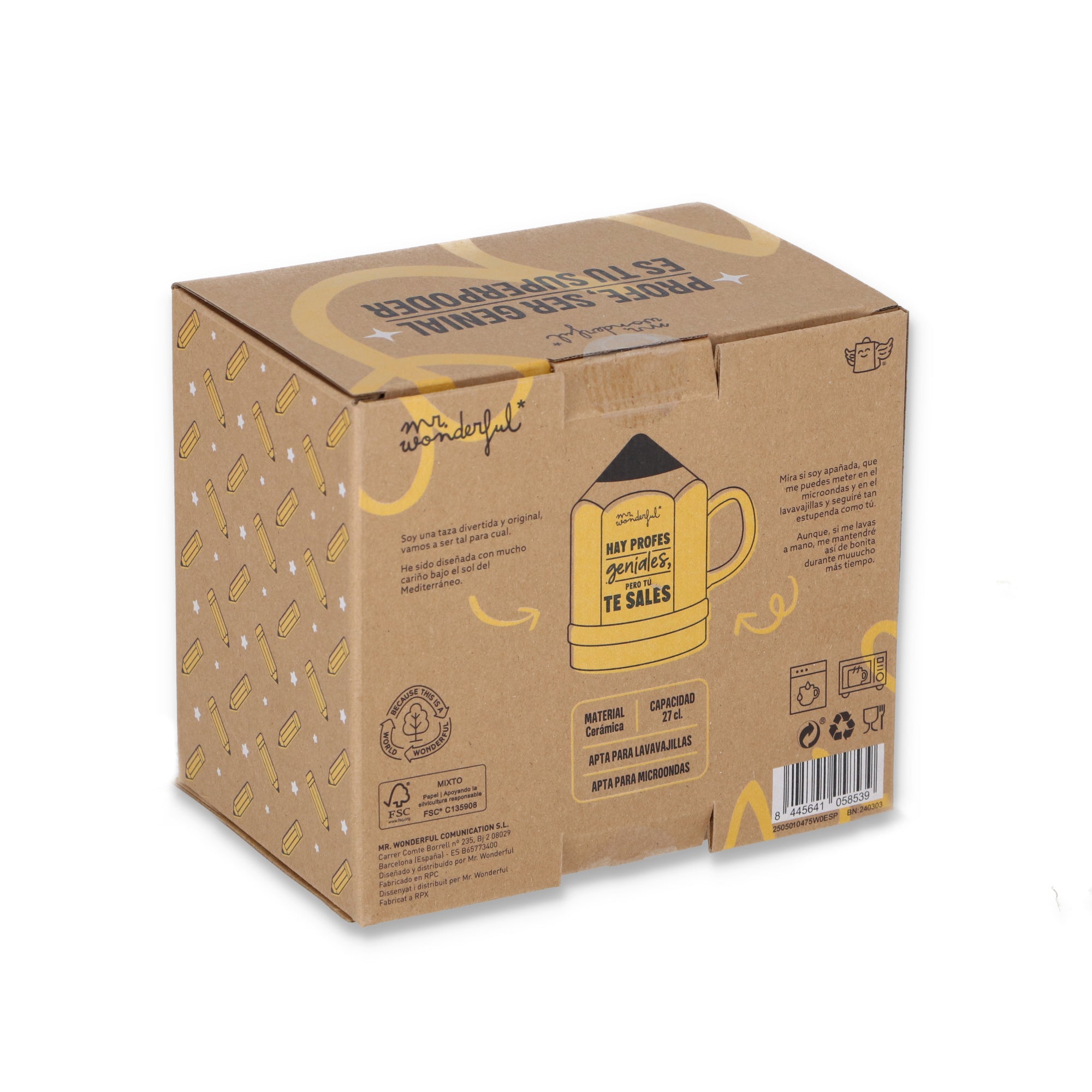 Taza 3D - Hay profes geniales, pero tú te sales