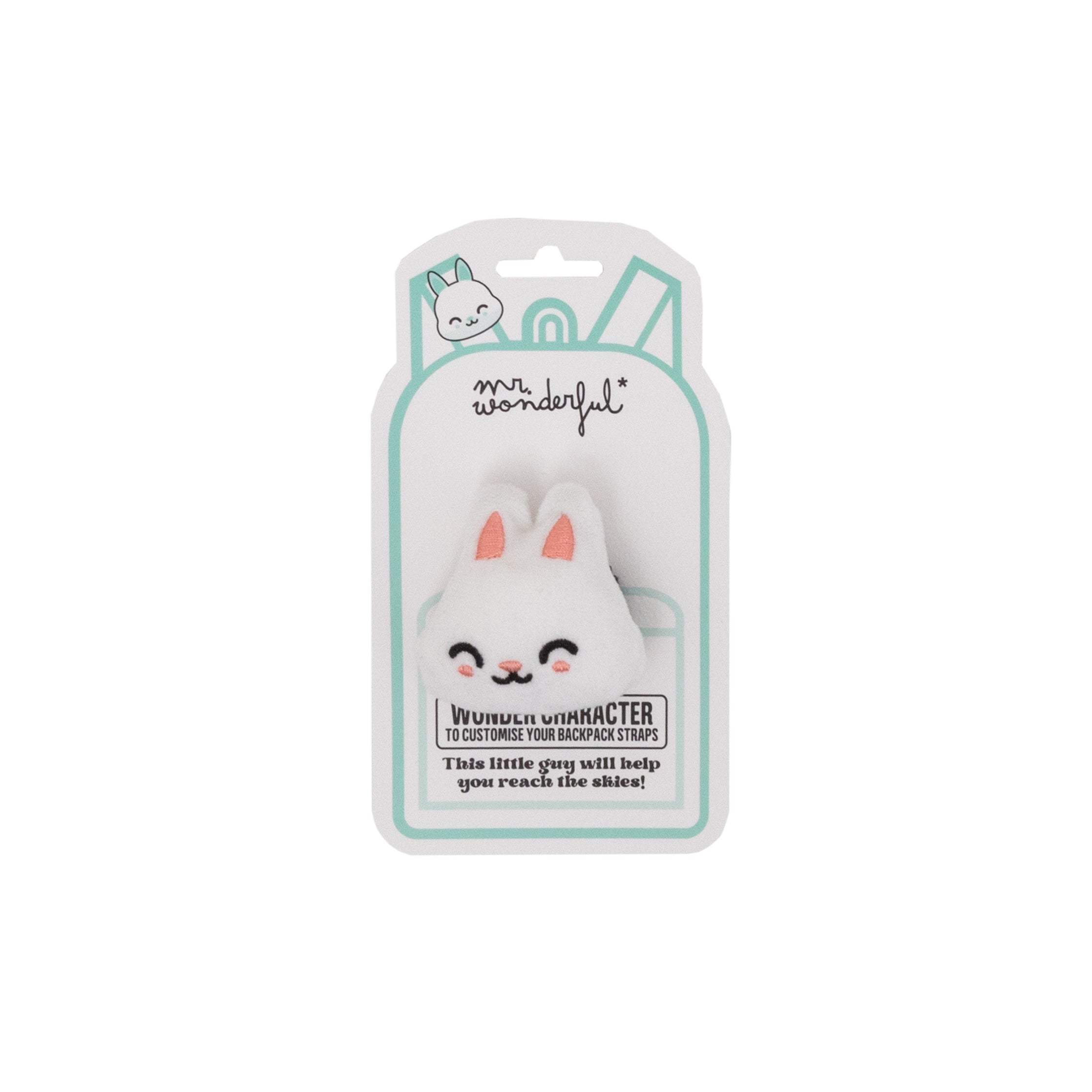 Wonder character to customise your backpack straps - Rabbit.