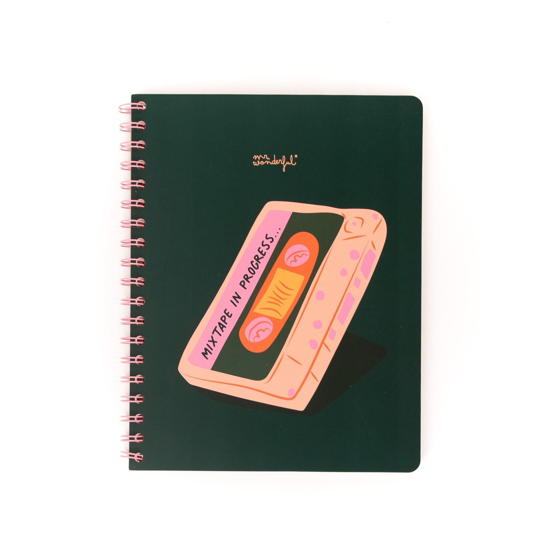 Libreta A5 - Mixtape in progress | Mr.Wonderful
