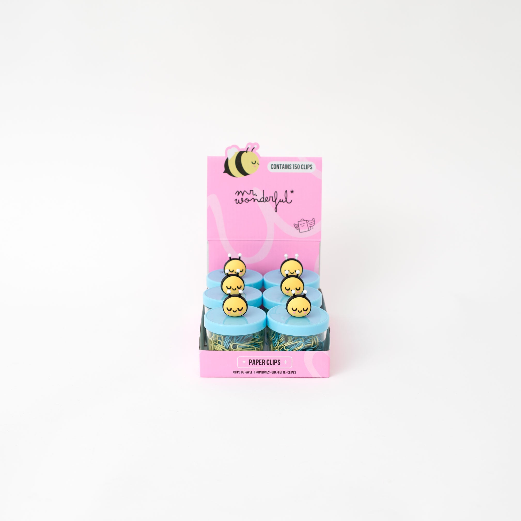 Bote de clips con abejita – Bee