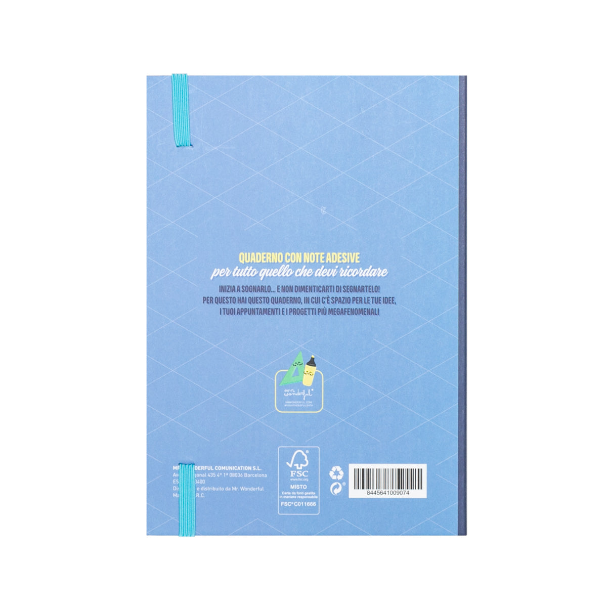 Quaderno con note adesive - Tutto ciò che devo ricordare