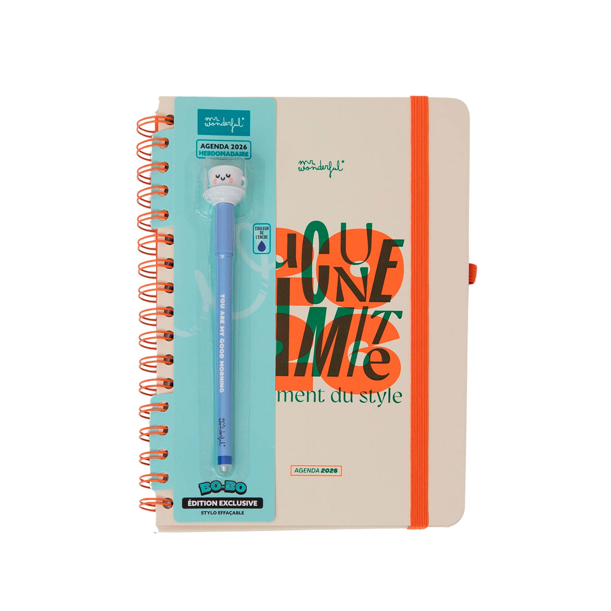 Agenda Office 2026 Semainier | Mr.Wonderful