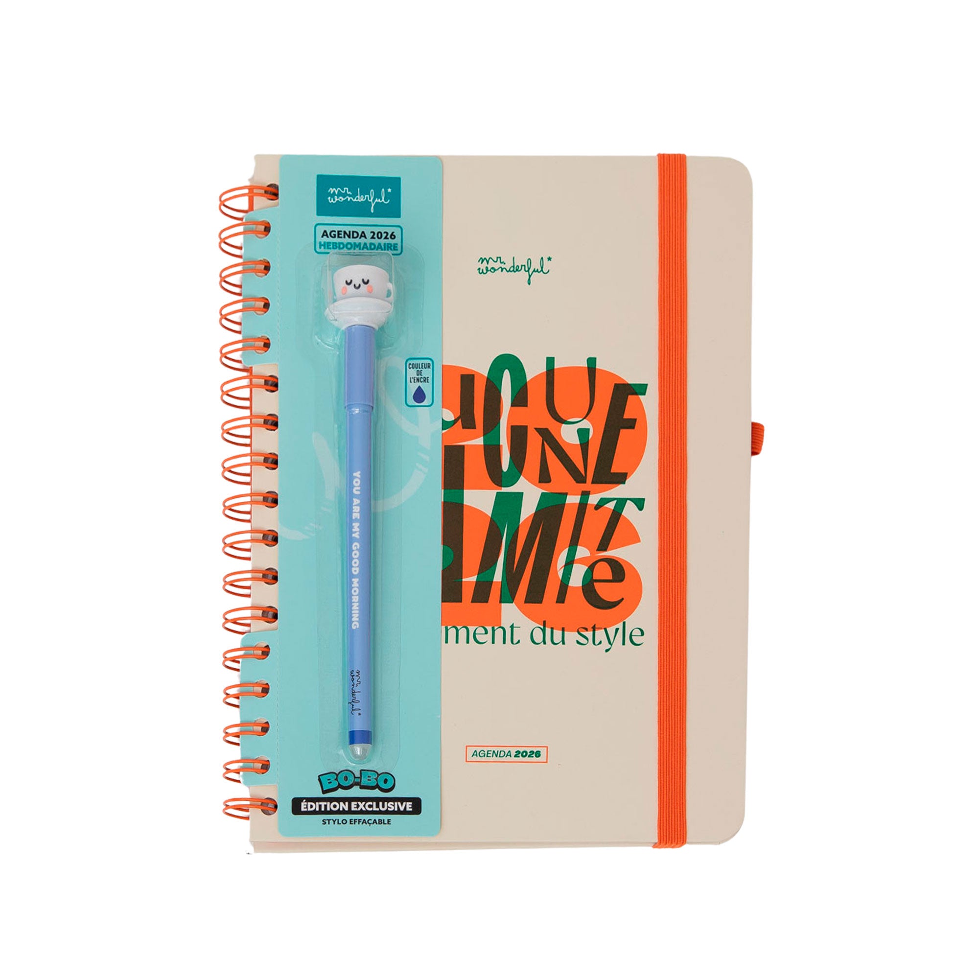 Agenda Office 2026 Semainier | Mr.Wonderful