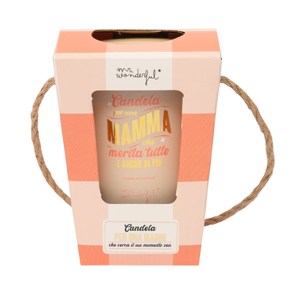 Candela profumata - Candela para uma mãe que merece tudo e mais 