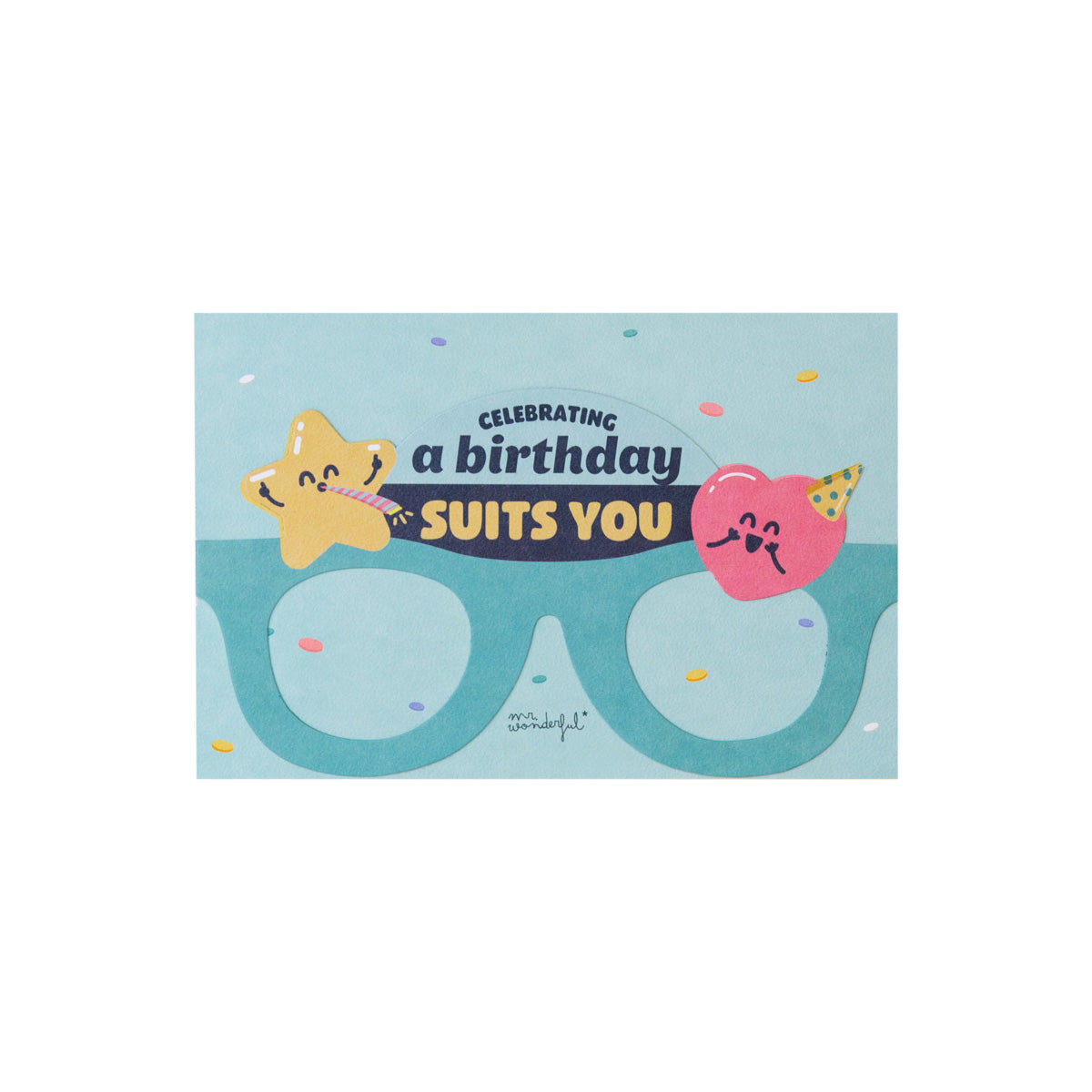 Birthday card - Celebrating a birthday suits you