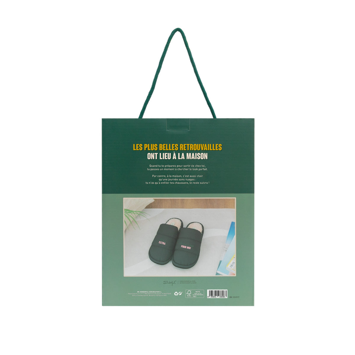 Chaussons T 39-41 - Faites de votre mieux pour vous détendre