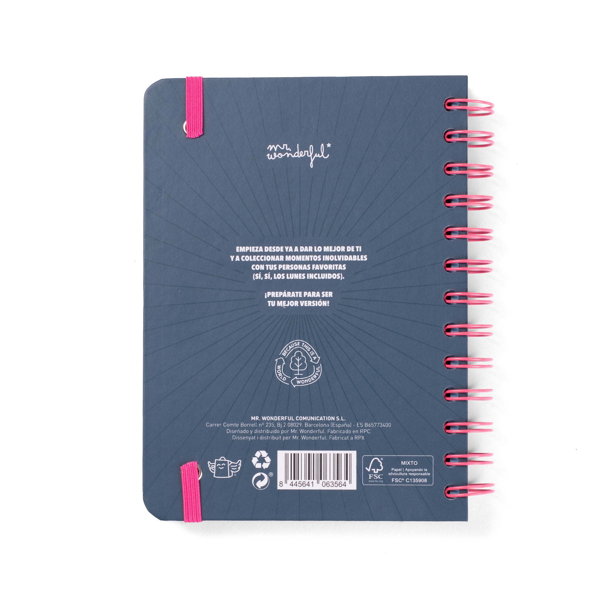 Agenda Wonder pequeña 2025-26 Semanal - Planazos, ilusiones y buenas vibraciones