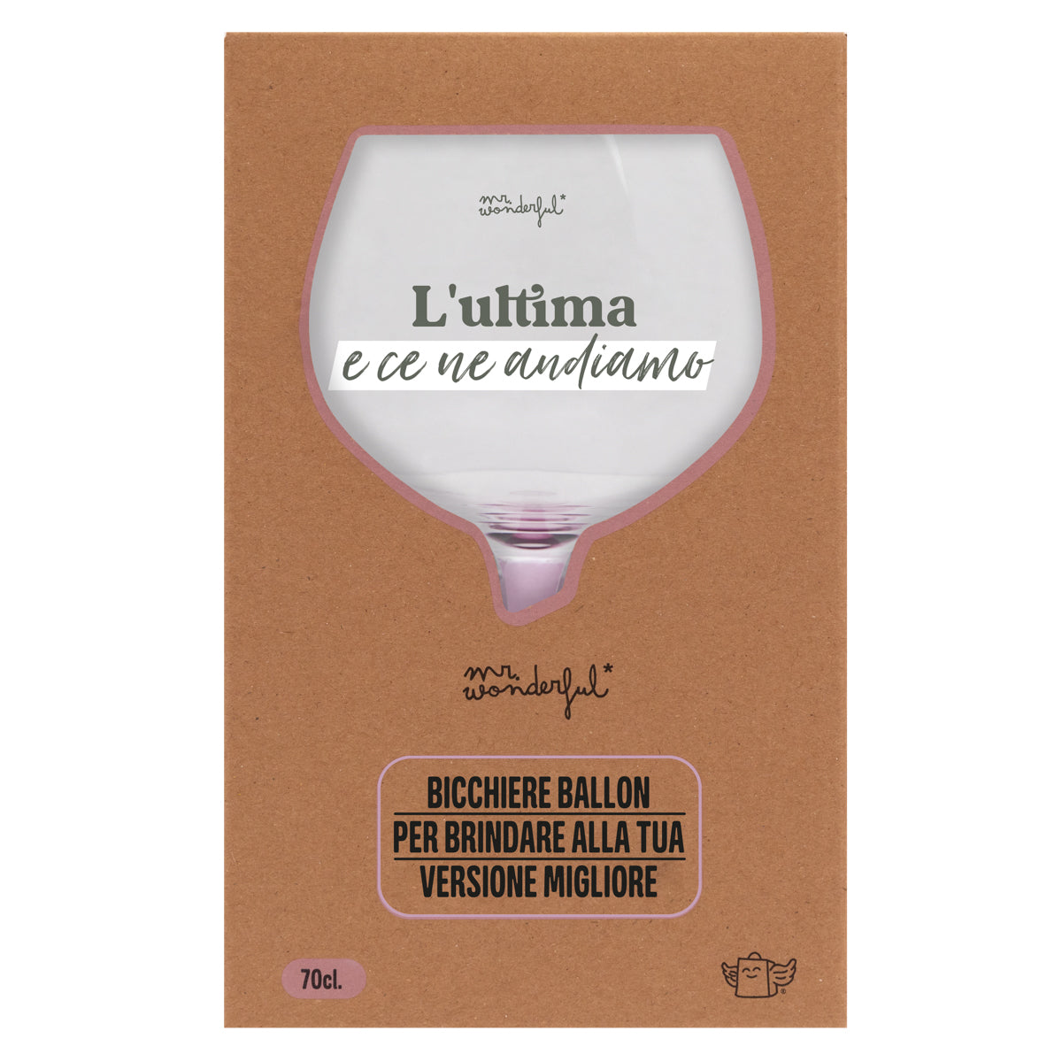 Bicchiere ballon - L'ultima e ce ne andiamo