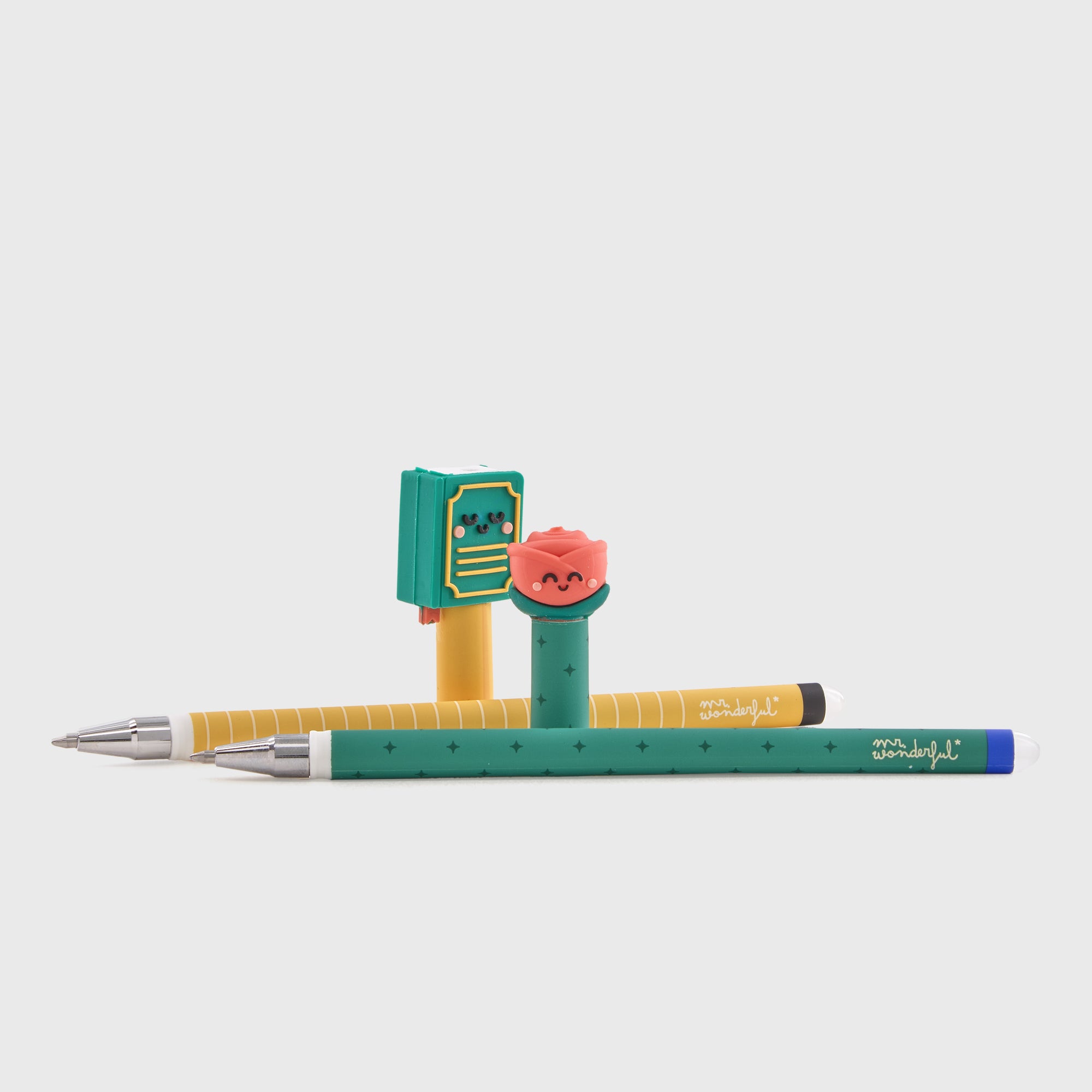 Set of 2 erasable pens for writing memorable stories