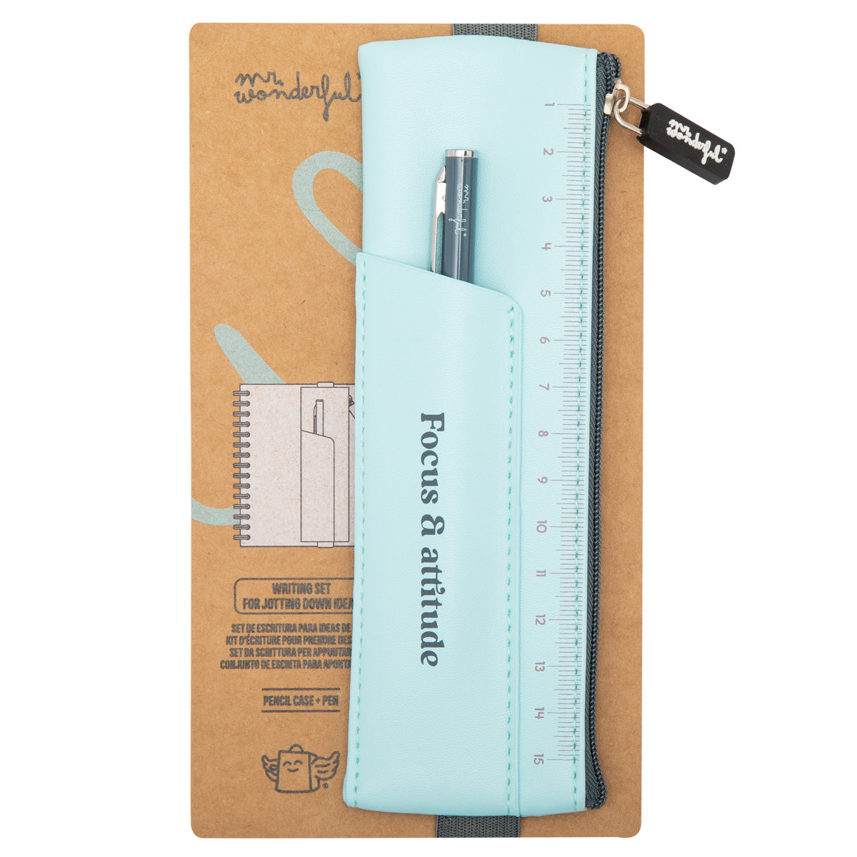 Writing set blue - Focus & attitude