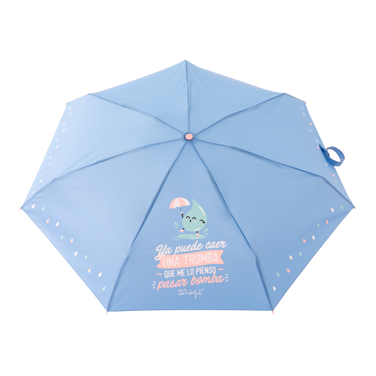 Paraguas Plegable Mr Wonderful Mr Wonderful Paraguas Transparente