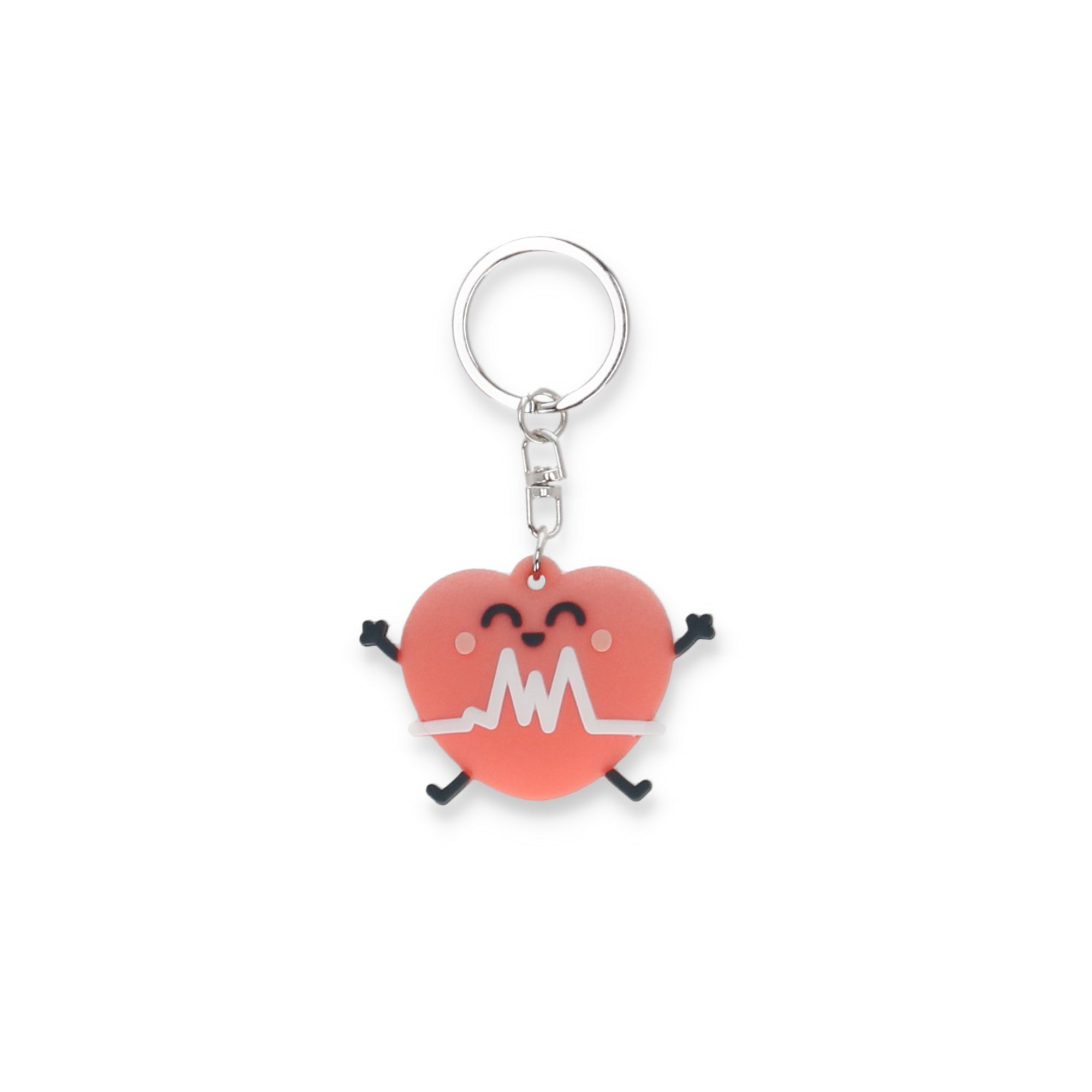 Llavero - Keyring - Heart with electrocardiogram