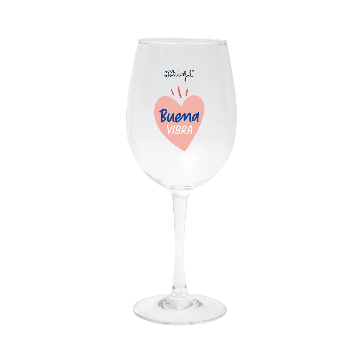 Set de 2 copas de vino - Buena vibra y mejor vino