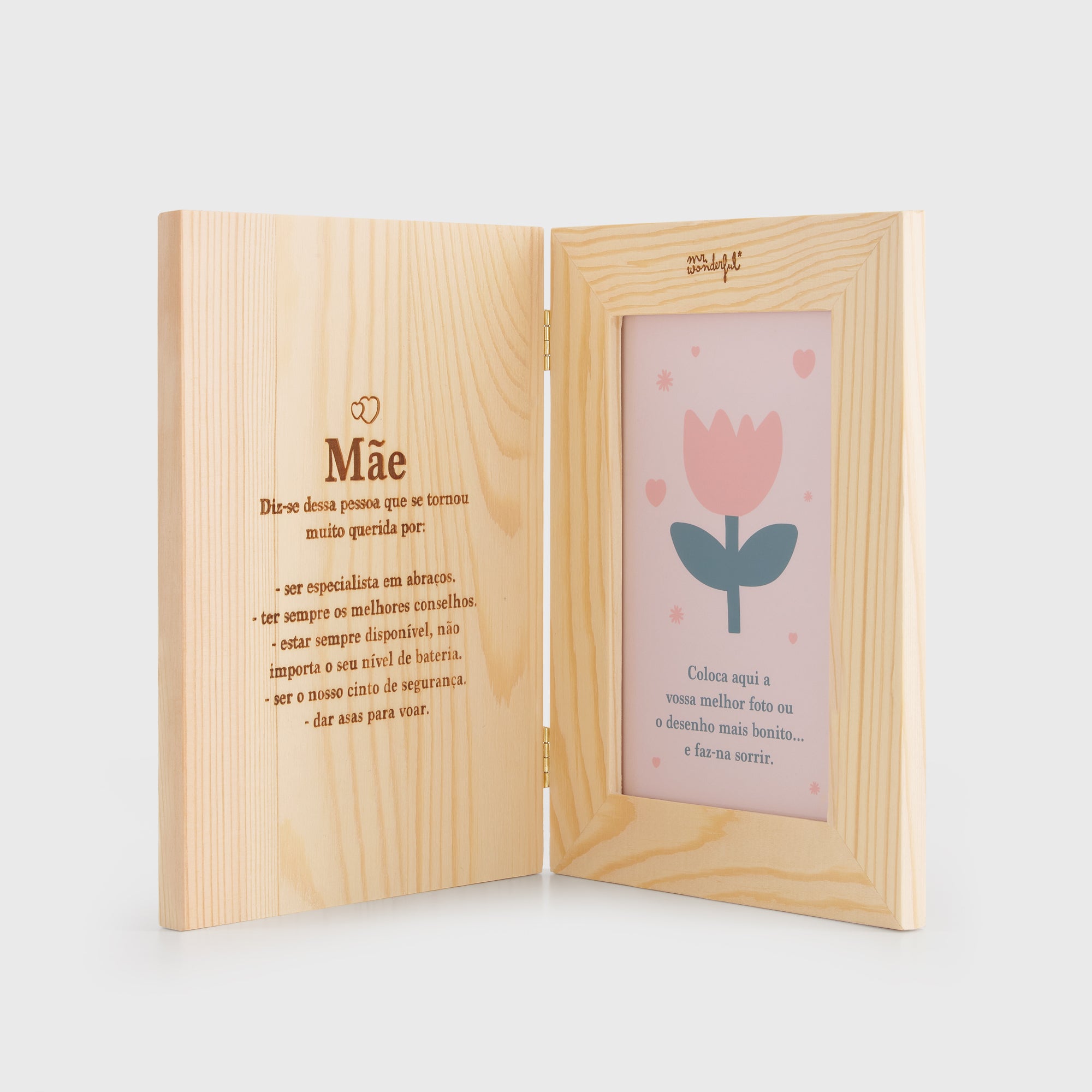 Moldura de madeira 8x13 - Definição "Mãe"