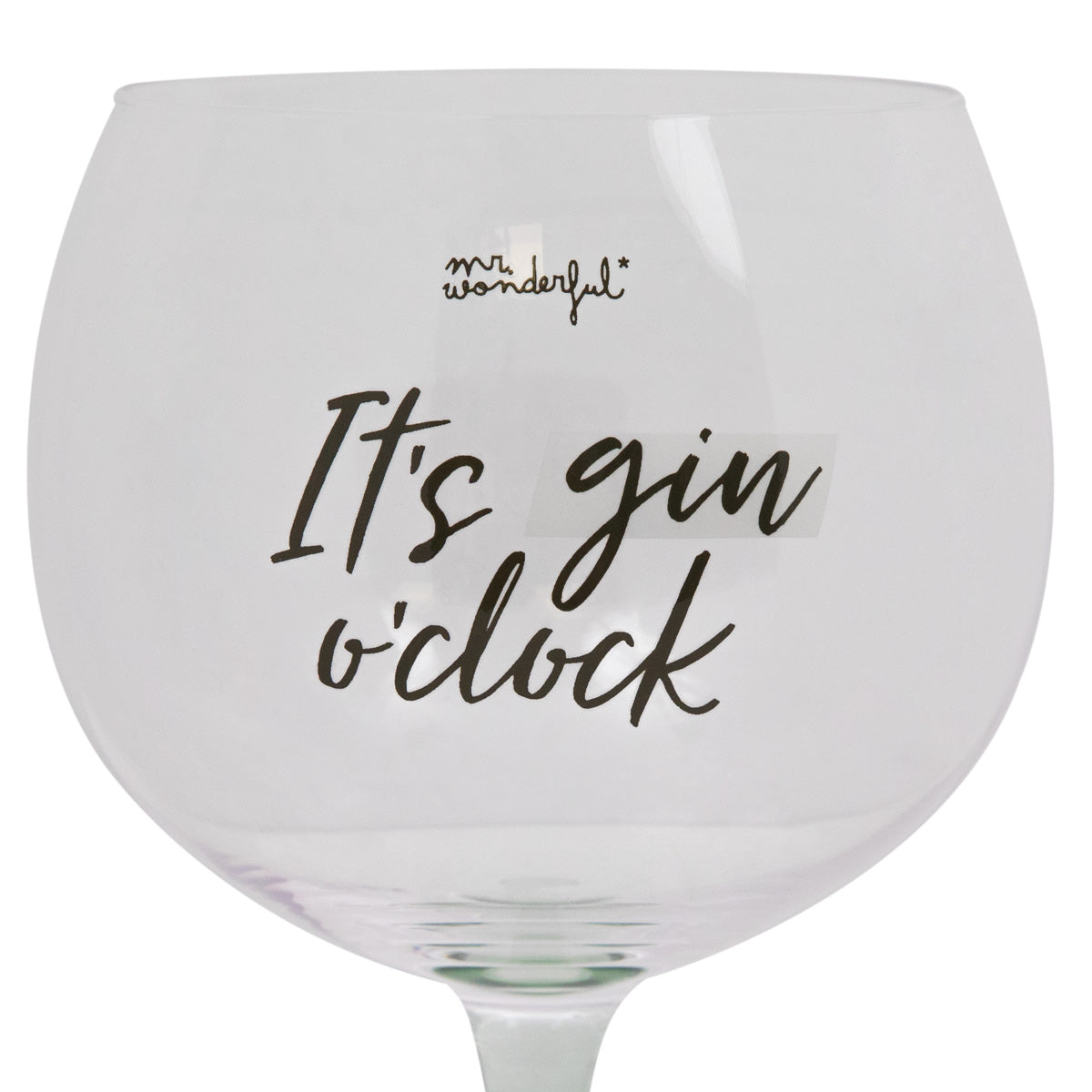 Balloon glass - It’s gin o’clock