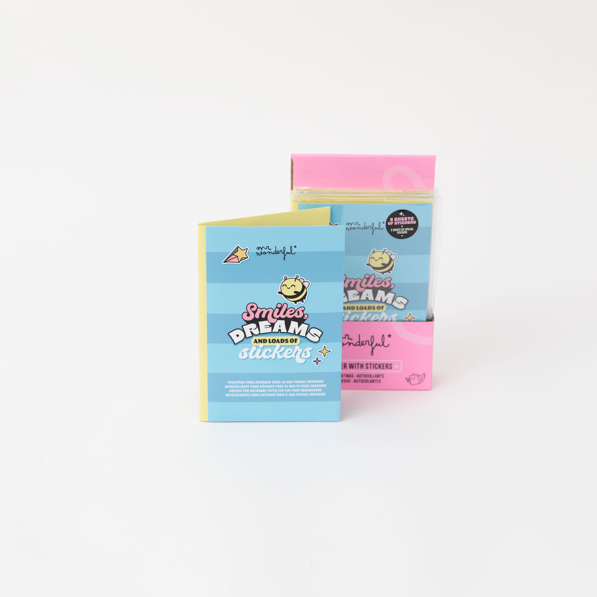 Carpeta de stickers  - Smiles, dreams, and loads of stickers