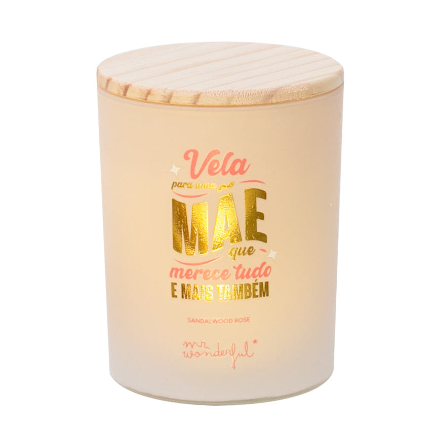 Vela perfumada - Vela para uma mãe que merece tudo e mais também