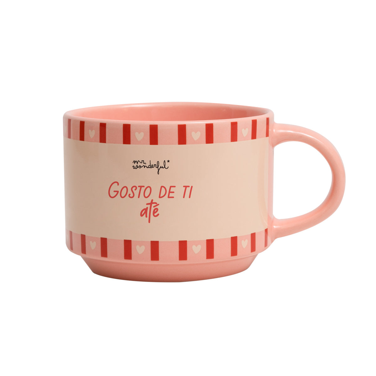 Pack de 2 canecas empilháveis - Gosto de ti até antes de tomar café