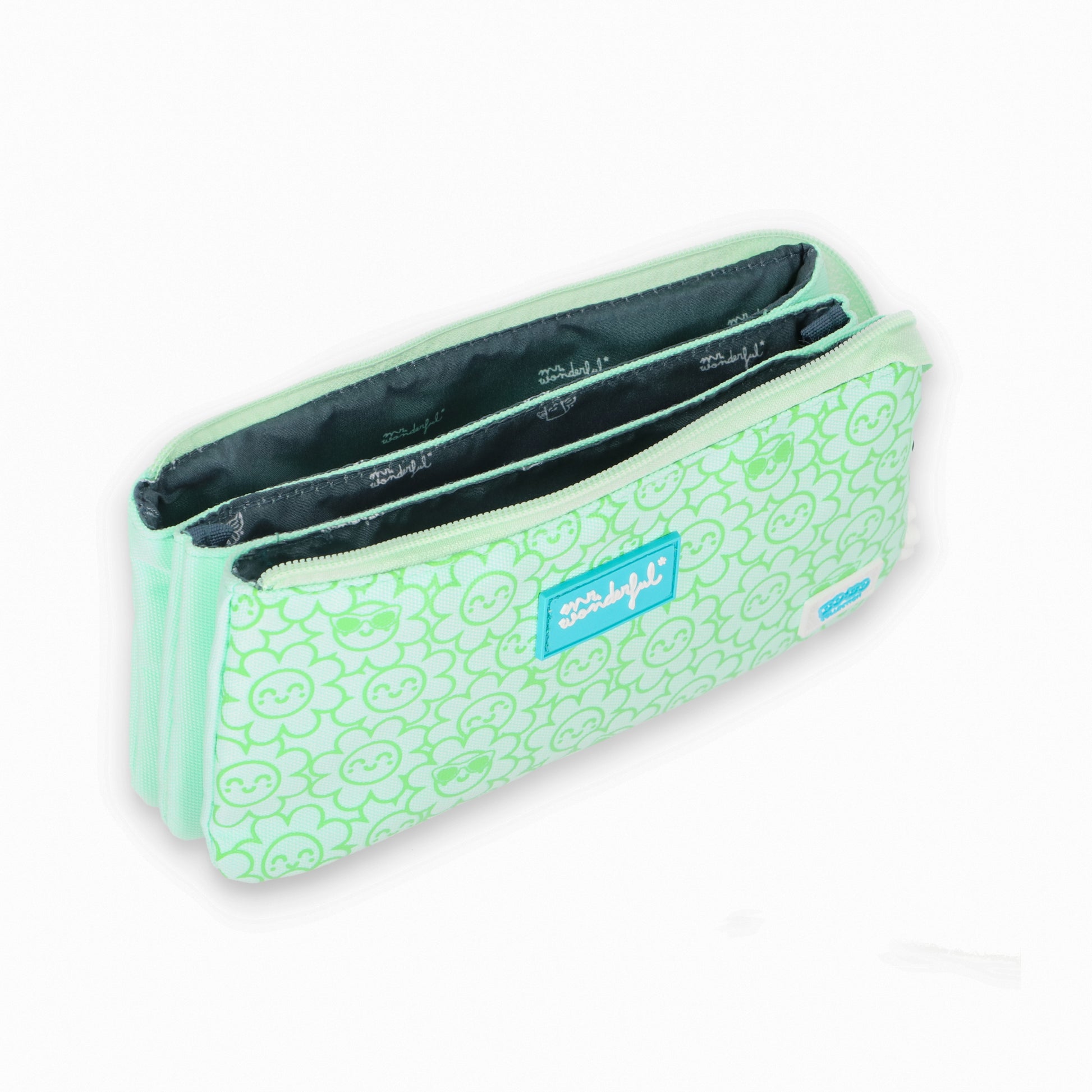 Estuche escolar con tres compartimentos de Mr. Wonderful