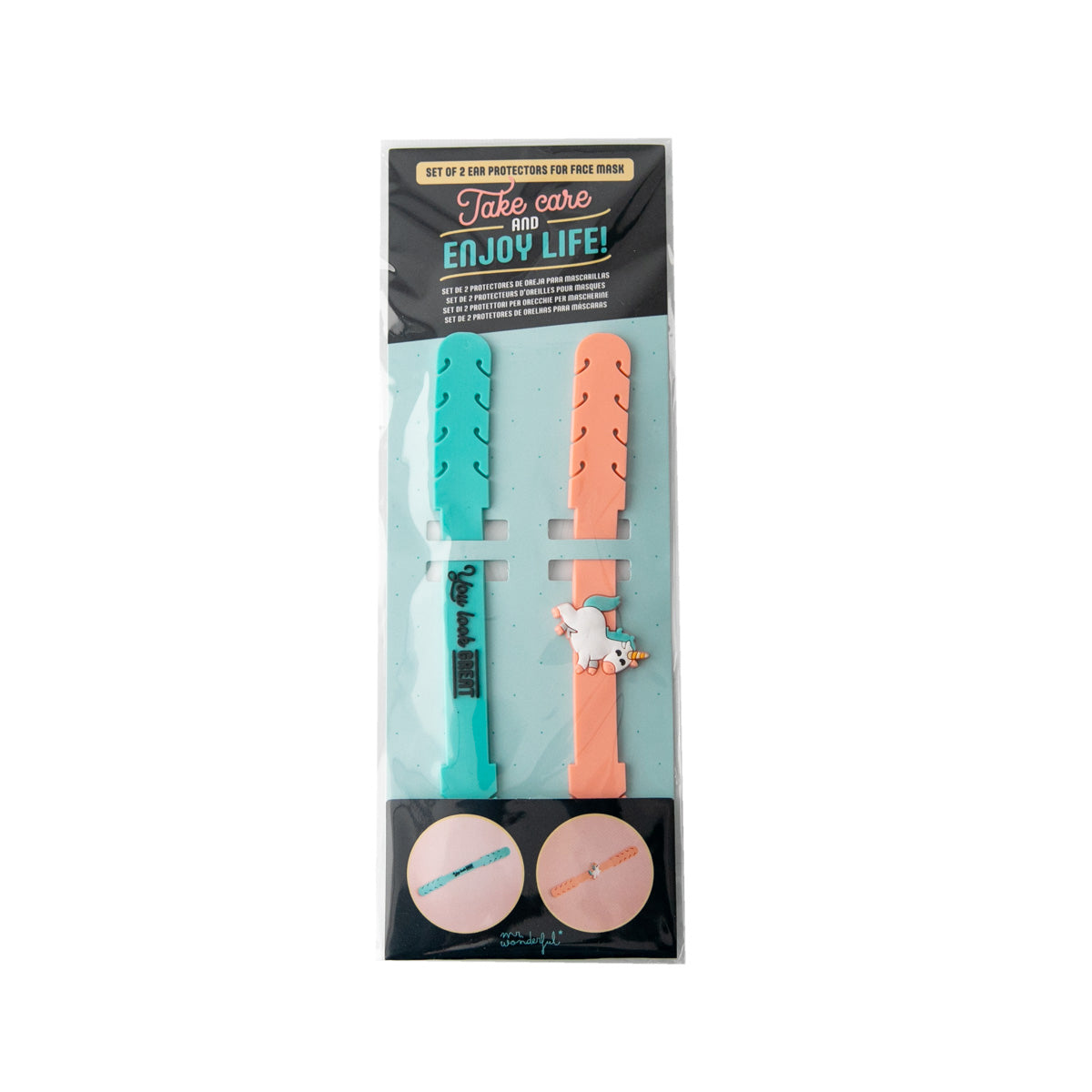 Set of 2 face mask ear protectors - You look great