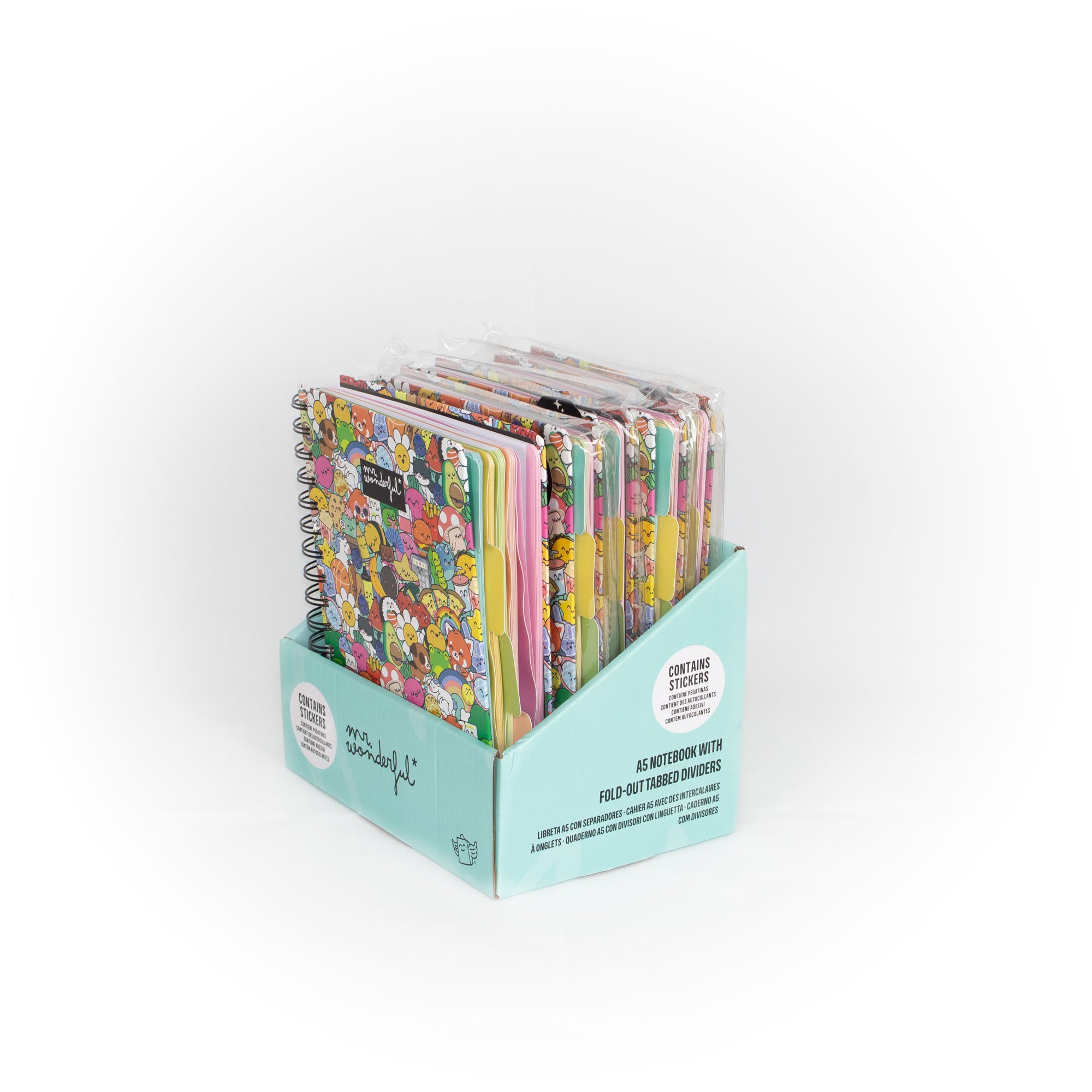 Libreta A5 con espiral - Wonder characters