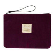 Wristlet corduroy purple - Trendy & rebel.
