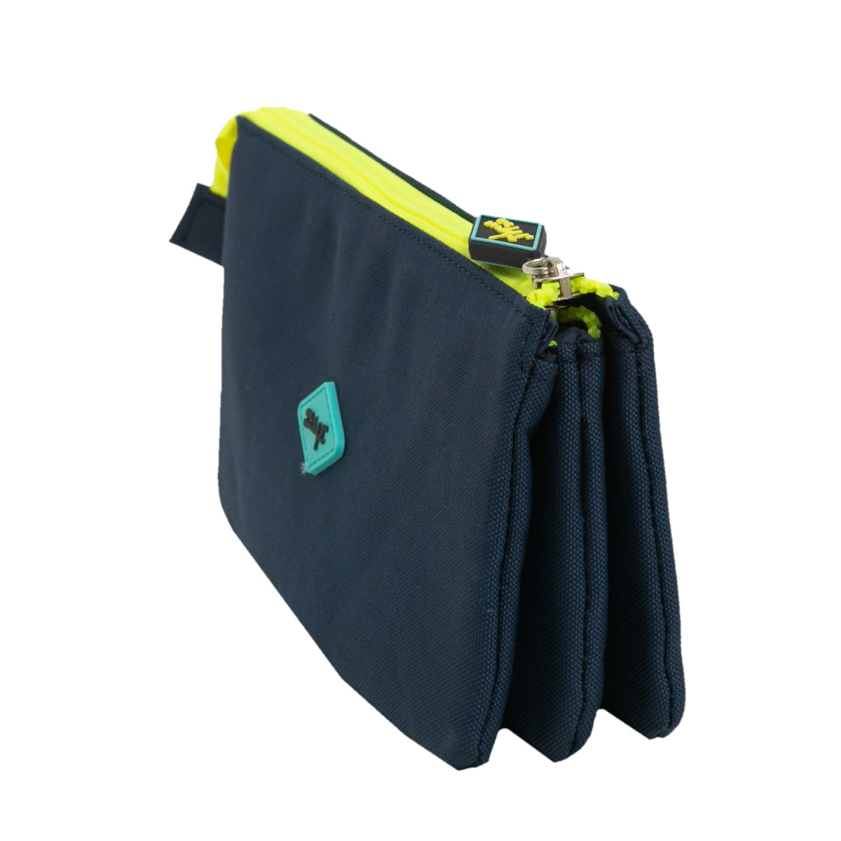 Trousse scolaire complète à 3 compartiments - Notes, griffonnages et quatre rires 