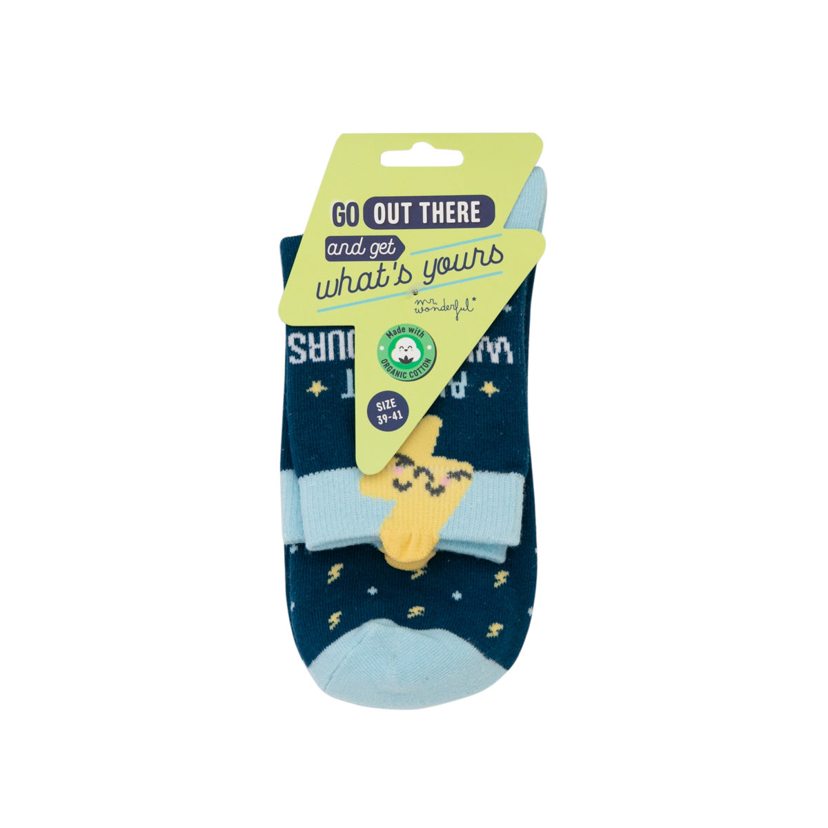 Socks size 35-38 - Go out there and get what's yours