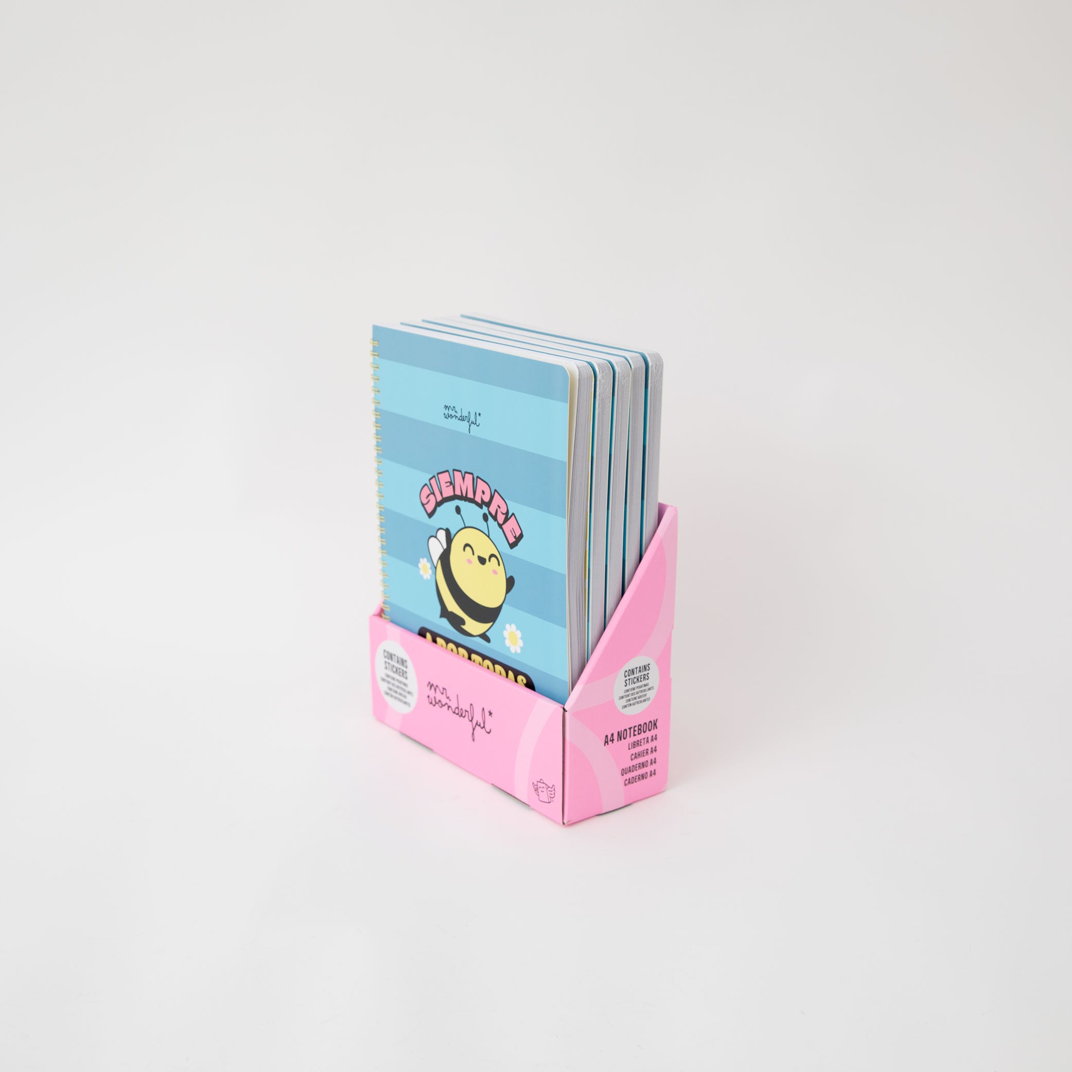 Libreta A4 Abeja - Siempre a por todas