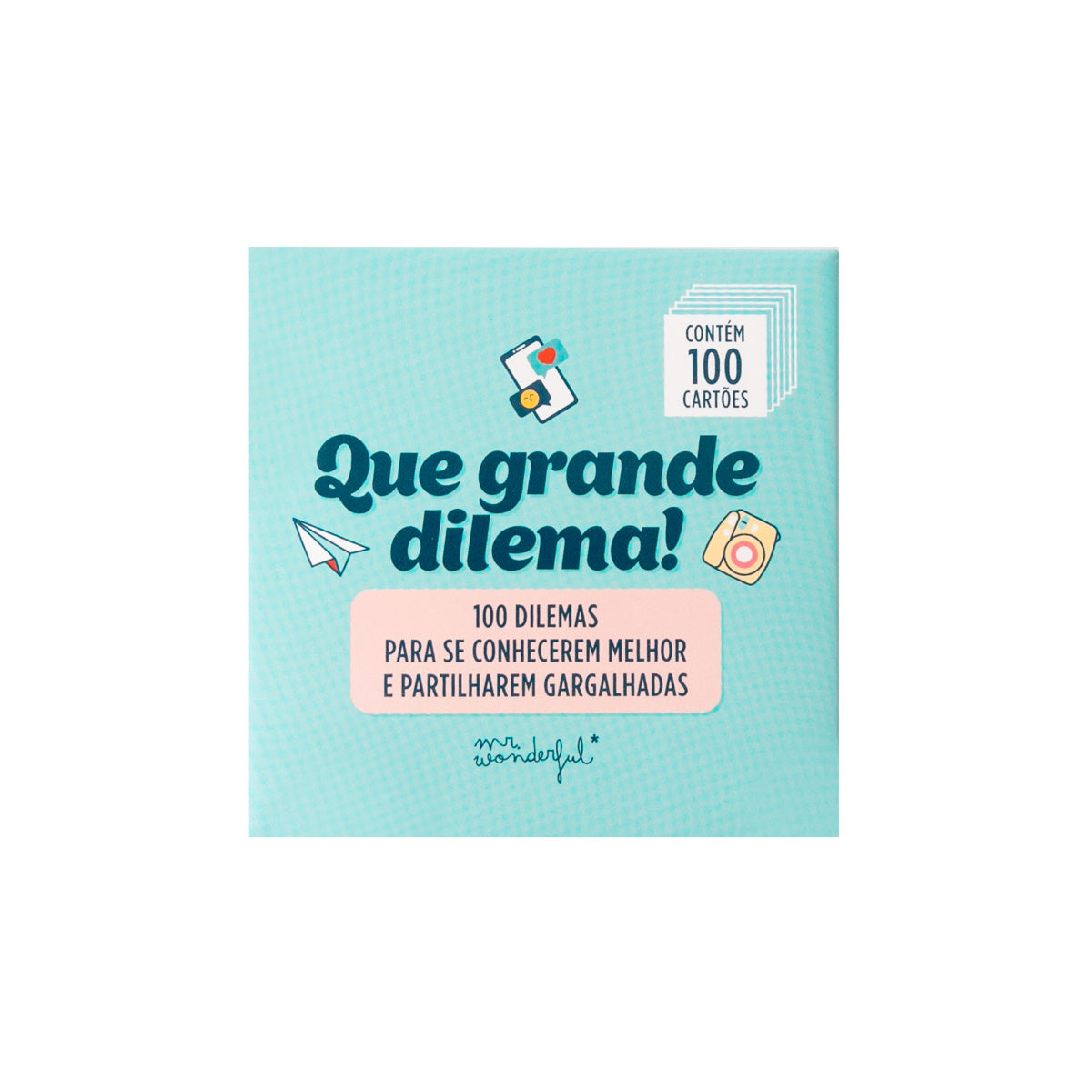 Jogo de cartas - 100 dilemas super difíceis de res