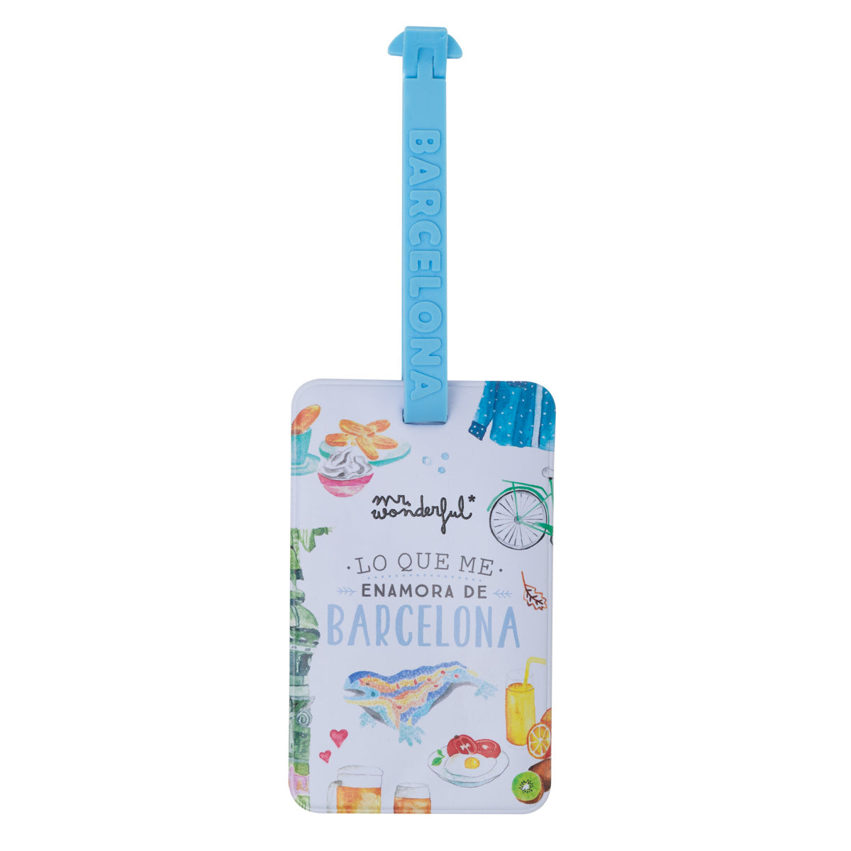 Luggage tag - Barcelona.