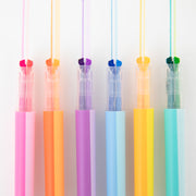 Conjunto de marcadores de tinta dupla – Para ideias que brilham com luz própria