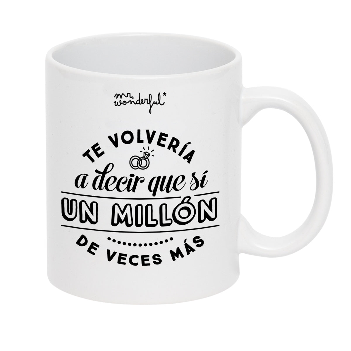 Taza Iconic - Te volvería a decir que sí un millón de veces más